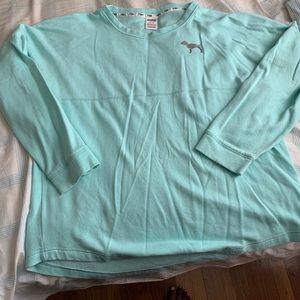 Pink mint green crew neck!